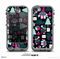 The Pink & Teal Owl Collaged Vector Shapes Skin for the iPhone 5c nüüd LifeProof Case