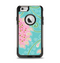 The Pink & Teal Paisley Design Apple iPhone 6 Otterbox Commuter Case Skin Set
