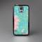 The Pink & Teal Paisley Design Skin-Sert Case for the Samsung Galaxy S5