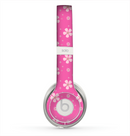 The Pink & Tiny White Floral Pattern Skin for the Beats by Dre Solo 2 Headphones