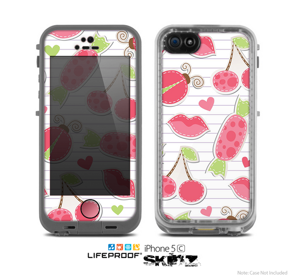 The Pink Treats N' Such Skin for the Apple iPhone 5c LifeProof Case