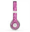 The Pink Unfocused Glimmer Skin for the Beats by Dre Solo 2 Headphones
