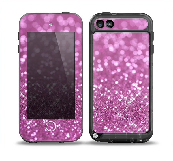 The Pink Unfocused Glimmer Skin for the iPod Touch 5th Generation frē LifeProof Case