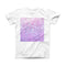 The Pink Unfocused Orbs of Light ink-Fuzed Front Spot Graphic Unisex Soft-Fitted Tee Shirt