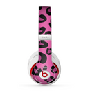 The Pink Vector Cheetah Print Skin for the Beats by Dre Studio (2013+ Version) Headphones