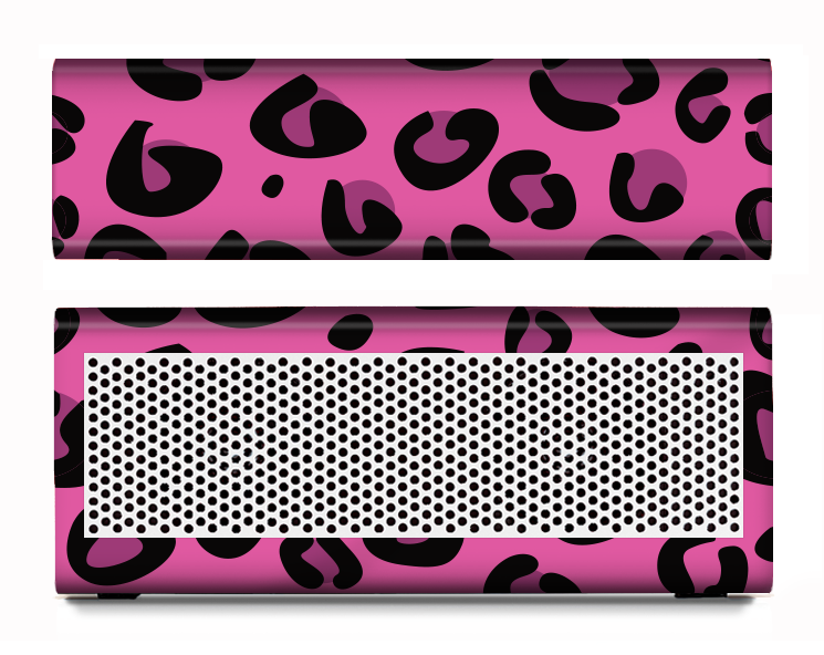 The Pink Vector Cheetah Print Skin for the Braven 570 Wireless Bluetooth Speaker