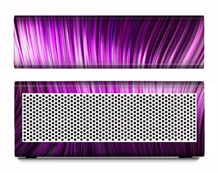 The Pink Vector Swirly HD Strands Skin for the Braven 570 Wireless Bluetooth Speaker