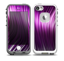 The Pink Vector Swirly HD Strands Skin for the iPhone 5-5s fre LifeProof Case
