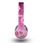 The Pink Vintage Flowers with Swirls Skin for the Beats by Dre Original Solo-Solo HD Headphones