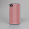 The Pink Vintage Stripe Pattern v7 Skin-Sert for the Apple iPhone 4-4s Skin-Sert Case