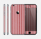 The Pink Vintage Stripe Pattern v7 Skin for the Apple iPhone 6