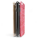 The Pink WAtercolor Grunge with Polka Dots iPhone 6/6s or 6/6s Plus 2-Piece Hybrid INK-Fuzed Case