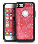 The Pink WAtercolor Grunge with Polka Dots - iPhone 7 or 8 OtterBox Case & Skin Kits