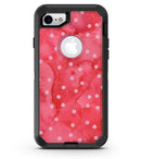 The Pink WAtercolor Grunge with Polka Dots - iPhone 7 or 8 OtterBox Case & Skin Kits