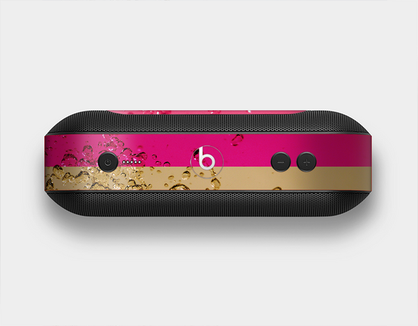 The Pink Water Stripes Skin Set for the Beats Pill Plus