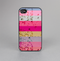 The Pink Water Stripes Skin-Sert for the Apple iPhone 4-4s Skin-Sert Case