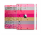 The Pink Water Stripes Skin Set for the Apple iPad Mini 4