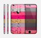 The Pink Water Stripes Skin for the Apple iPhone 6