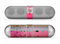 The Pink Water Stripes Skin for the Beats by Dre Pill Bluetooth Speaker