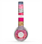 The Pink Water Stripes Skin for the Beats by Dre Solo 2 Headphones
