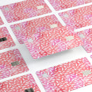 The Pink Watercolor Grunge with Flower Pedals - Premium Protective Decal Skin-Kit for the Apple Credit Card