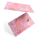 The Pink Watercolor Grunge with Flower Pedals - Premium Protective Decal Skin-Kit for the Apple Credit Card