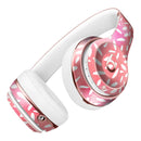 The Pink Watercolor Grunge with Flower Pedals Full-Body Skin Kit for the Beats by Dre Solo 3 Wireless Headphones