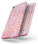 The Pink Watercolor Grunge with Flower Pedals - Skin-kit for the iPhone 8 or 8 Plus