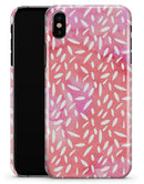 The Pink Watercolor Grunge with Flower Pedals - iPhone X Clipit Case