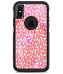 The Pink Watercolor Grunge with Flower Pedals - iPhone X OtterBox Case & Skin Kits