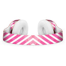 The Pink Watercolor Grunge with Slanted Stripes Full-Body Skin Kit for the Beats by Dre Solo 3 Wireless Headphones
