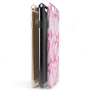 The Pink Watercolor Mosiac Hearts iPhone 6/6s or 6/6s Plus 2-Piece Hybrid INK-Fuzed Case