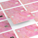 The Pink Watercolor Paint Blend with Multicolor Chevron  - Premium Protective Decal Skin-Kit for the Apple Credit Card