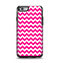 The Pink & White Chevron Pattern Apple iPhone 6 Otterbox Symmetry Case Skin Set