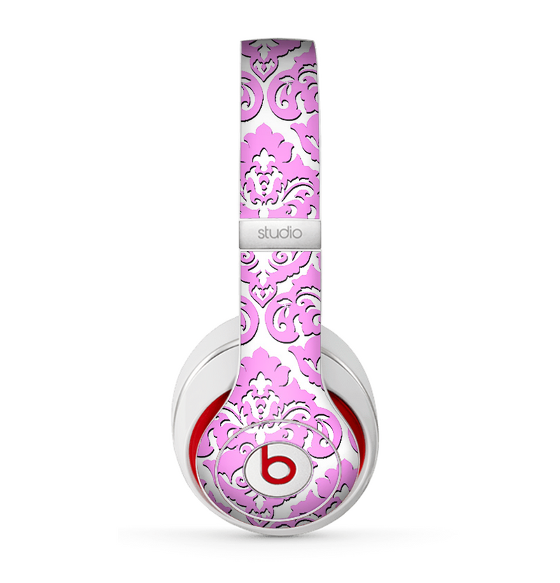The Pink & White Delicate Pattern Skin for the Beats by Dre Studio (2013+ Version) Headphones