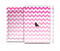 The Pink & White Ombre Chevron Pattern Skin Set for the Apple iPad Air 2