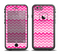 The Pink & White Ombre Chevron V2 Pattern Apple iPhone 6 LifeProof Fre Case Skin Set