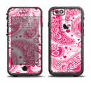 The Pink & White Paisley Pattern V421 Apple iPhone 6/6s LifeProof Fre Case Skin Set
