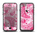 The Pink & White Paisley Pattern V421 Apple iPhone 6/6s Plus LifeProof Fre Case Skin Set