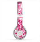 The Pink & White Paisley Pattern V421 Skin for the Beats by Dre Solo 2 Headphones