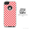 The Pink & White Plaid Skin For The iPhone 4-4s or 5-5s Otterbox Commuter Case