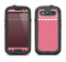 The Pink & White Polka Dot Pattern V4 Samsung Galaxy S3 LifeProof Fre Case Skin Set
