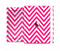 The Pink & White Sharp Chevron Pattern Skin Set for the Apple iPad Air 2