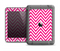 The Pink & White Sharp Chevron Pattern Apple iPad Air LifeProof Fre Case Skin Set