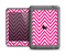 The Pink & White Sharp Chevron Pattern Apple iPad Air LifeProof Nuud Case Skin Set