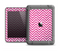 The Pink & White Sharp Glitter Print Chevron Apple iPad Air LifeProof Fre Case Skin Set