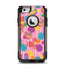 The Pink With Vector Color Treats Apple iPhone 6 Otterbox Commuter Case Skin Set