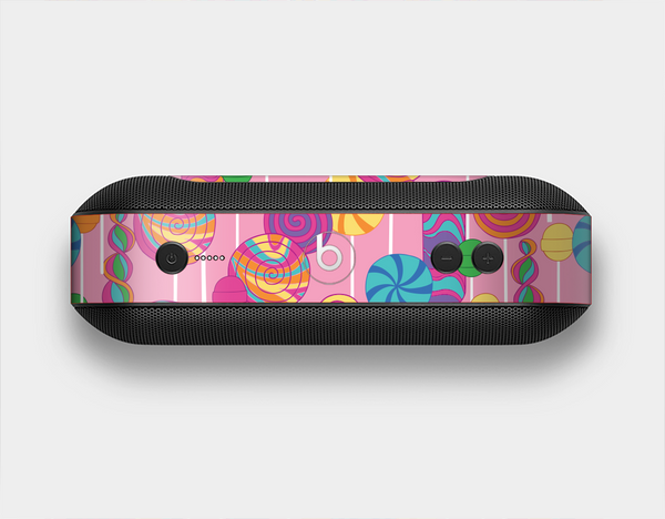 The Pink With Vector Color Treats Skin Set for the Beats Pill Plus
