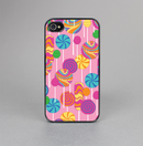 The Pink With Vector Color Treats Skin-Sert for the Apple iPhone 4-4s Skin-Sert Case