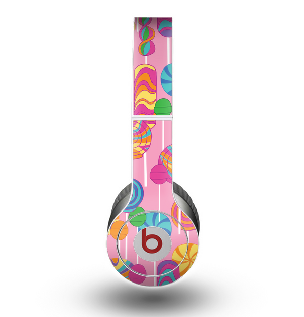 The Pink With Vector Color Treats Skin for the Beats by Dre Original Solo-Solo HD Headphones